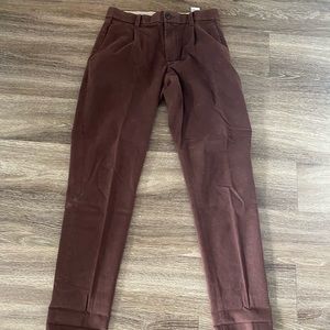 Banana republic moleskin brown trousers